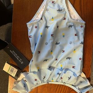 NWT Baby Suit Tommy stripe Ithaca Icon 18m.